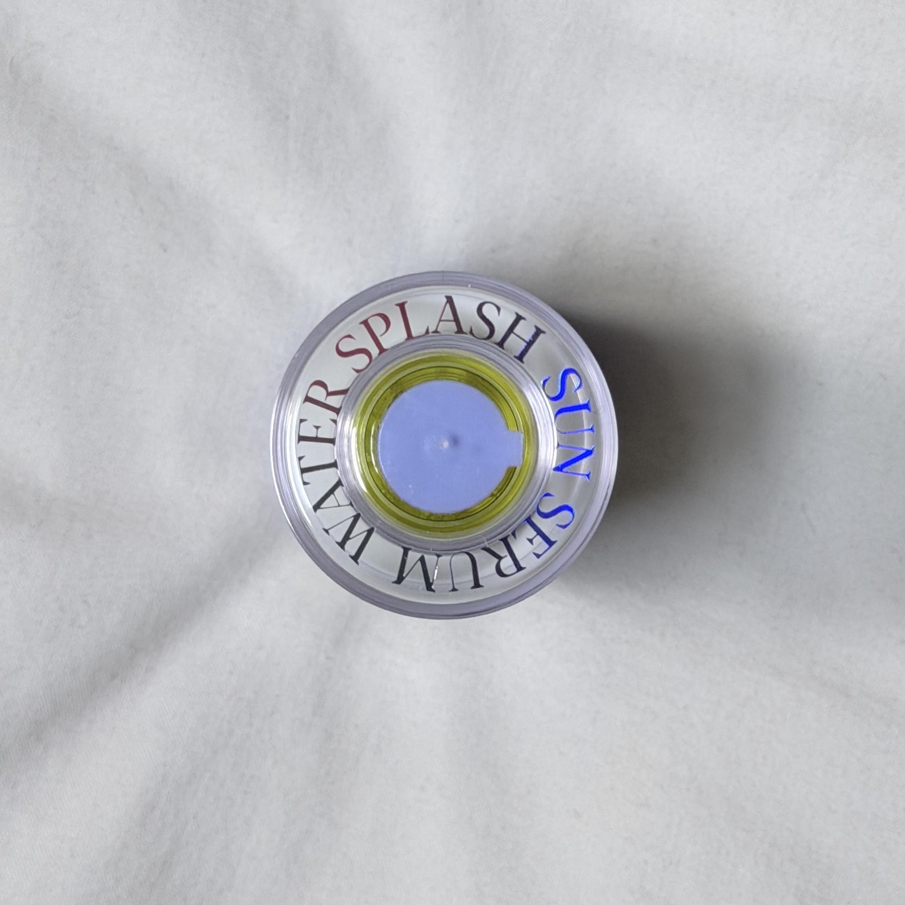 This is a photo of spray top view.